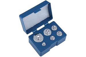 SZAERFA 6PCS 200g Calibración Peso Set 100g 50g 2x20g 10g 5g con pinzas para báscula