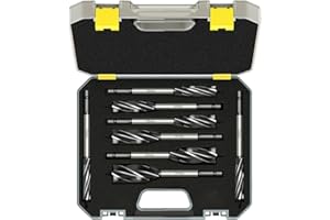 Meccion Professional Holzbohrer Set Schneckenbohrer Selbstvorschub Holzarbeiten Schlangenbohrer 10mm/12mm/14mm/16mm/18mm/20mm/22mm/25mm mit 1/4 Zoll Sechskantschaft