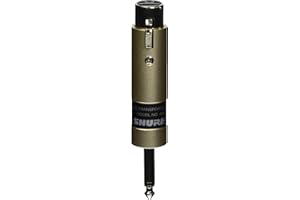 Shure Transformator A85F; niski Z, żeński XLR do High Z wtyczka do telefonu 1/4 cala