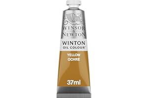 Winsor & Newton 37ml Winton Oil Colour Tube - Yellow Ochre,1414744