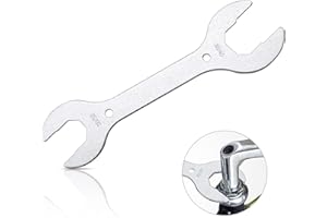 NAEBRO - Llave de casco de bicicleta, herramienta de llave inglesa, doble extremo, 30, 32, 36, 40 mm, 4 en 1