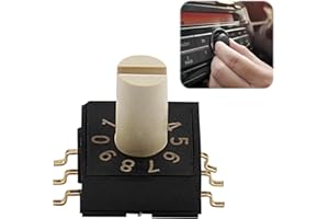 NGUIT Commutateur pour Rm3haf-10 Interrupteur d'encodeur Rotatif avec Poignée 3: 3 pour Les équipements Audio/Vidéo Commutateur de codage à cadran rotatif de type bouton pour Lunii Ma Fabrique à Histoires