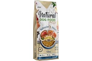 STYLANDA Natural Dog Food Grain Free de SALMÓN y ATÚN. Pienso para Perros Sensibles, pienso bajo en Grasa, Perros con Alergias e Intolerancias Alimentarias, Hipoalergenico (Hypoallergenic) (12 KG)