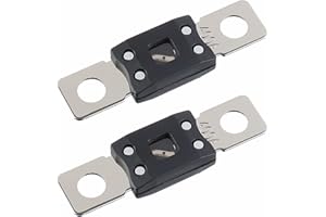 SIGANDG 400A MEGA Fusible à Courant Élevé AMG 400 Ampères à Boulonner Pour Voitures, Camions, Véhicules de Construction, Autobus, Caravanes (2 Pièces)