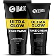 Beardo Ultraglow Face Care Combo (Pack of 2) | Ultraglow Face Cream with SPF30,Dark Spot Reduction Cream, 60gm | Ultraglow Face Wash, Glowing and Radiant Skin 100ml