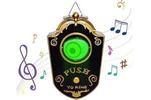 Abiemuce Augapfel Türklingel, Gruselige Kreative Einzigartige Halloween Türklingel, Animierte Augapfel Türglocke Dekorationen, Gruselige Türklingel mit gruseligen Geräuschen-Halloween Party Requisite