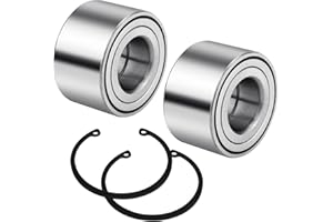 XIHIRCD 2pcs Front Wheel Bearings, Heavy Duty Front Wheel Bearing with Elastic Retaining Rings Compatible with Honda Rancher 420 Accessories 91051-HR3-A21 90651-HR3- A20 Bearing