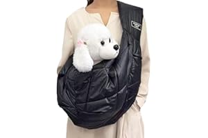 Sac de transport pour petit chien,Sac de transport pour chat Sling Carrier - Sac de transport pour chiens et chats, sac de transport pour chiens, bandoulière, mains libres, pour petits chiens et Buniq