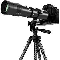 Lightdow Teleobiettivo Manuale 420-800mm F/8.3-16 Per Fotocamere Nikon F – Perfetto Per Luna, Uccelli E Fotografia A Lunga Distanza!
