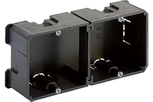 Solera 725 - Caja para empotrar mecanismos. De 145x77x42. 6 entradas para tubo Ø 25. universal 2 elementos.