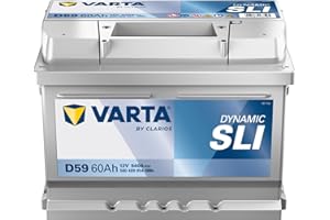 ‎VARTA Varta D59 Autobatterie 58360 Blue Dynamic, 12V, 60 Ah, 540 A, NiCAD