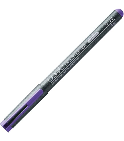 Multiliner Bruin 0,1 Mm – Professionele Fineliner Met Water- En Alcoholbestendige Pigmentinkt, Voor Schetsen, Illustraties En Contouren