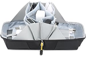 Omnpak Organizer na elektronikę, torba, organizer, akcesoria elektroniczne, etui, organizer na przewody, torba na kable, ładowarki, kabel USB, powerbank, słuchawki, dorośli, nastolatki