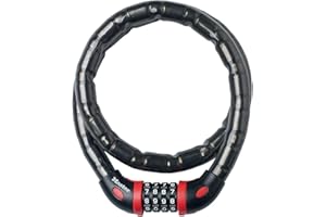 MASTER LOCK Lucchetto Bici [Combinazione] [1 m Cavo] [Esterno] 8226EURDPRO - Ideale per Proteggere Bicicletta, Skateboard, Passeggino, Falciatore, Attrezzature Sportive