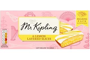 Mr Kipling Lemon Layered Slices Cakes, Pack of 6