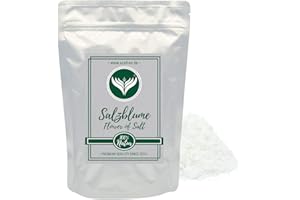 ‎AZAFRAN Azafran Flor de Sal (Meersalz) grob aus Portugal, Fleur de sel, Salzblume Flocken unraffiniert 1kg