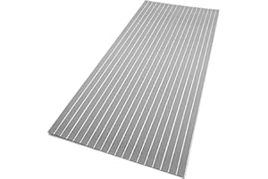 NADINEDUTOL Barca in schiuma Eva, in finta teak, autoadesiva, antiscivolo, per yacht marino, camper, manutenzione del pavimento, 240 x 90 cm