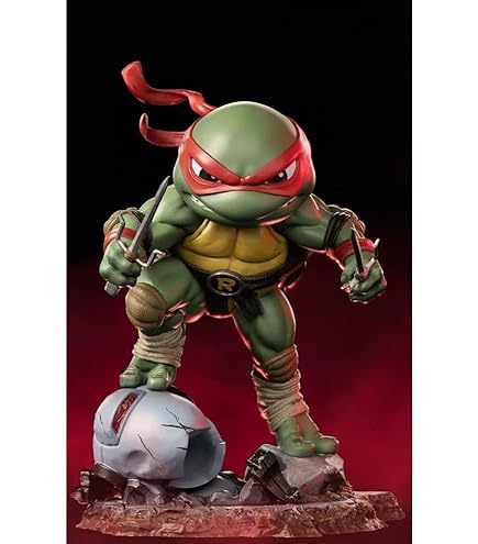 Iron Studios Michelangelo TMNT MiniCo Statue - 5 Inch Hand Painted Figure