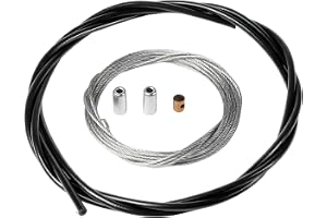 FortuneGlobe Universal Gas Cable 2,50m med slang - För 50cc skoterförgasare, motorcykel och moped