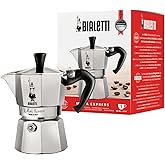 Bialetti - Moka Express: Iconic Italian Espresso Maker, Authentic Italian Coffee, Moka Coffee Maker 1 Cup (60 Ml), Aluminium,
