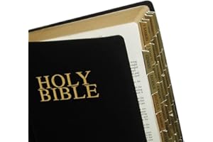 Tabbies Gold Bible Indexing Tabs, Old & New Testaments, 80 Tabs Including 64 Books & 16 Reference Tabs, Gold-Colored (58350)