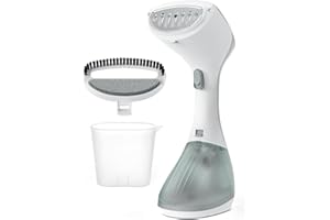 AROEVE Ferro da Stiro Verticale, 1300W Stiravapore Portatile, Serbatoio Grande da 260 ml, 2 Modalità Vapore, Compatto e Portatile per Casa, Ufficio, Viaggi – Rimuovi le Pieghe in Modo Efficiente