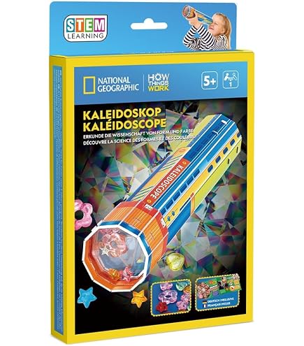 Kit Scientifique 4M - Fabrique Ton Kaléidoscope - Loisirs Créatifs Enfants Dès 7 Ans