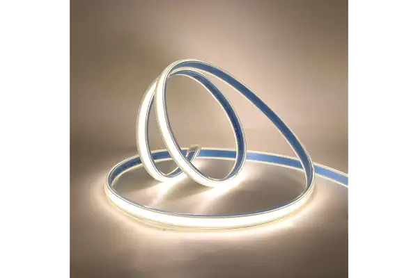 XUNATA Tira de LED COB 220V, Alto brillo 360 LED/m, IP65 Impermeable, Cada Corte de 50 cm, Luz de Cuerda Flexible (Blanco Natural, 1m)
