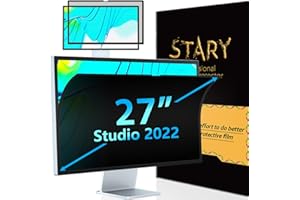 STARY Privacy Screen Protector Compatible with Apple Studio Display 27 Inch 2022 Self-Adhesive Anti-Spy Privacy Filter Anti-Glare & Blue Light Block Privacy Film