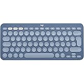 Logitech K380 per Mac Tastiera Bluetooth multidispositivo con profilo sottile compatto, Easy-Switch, durata batteria di 2 ann