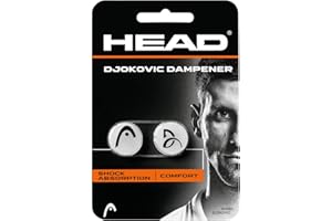 HEAD Antivibrateur Djokovic Accessoire Adulte Unisexe, Blanc, Taille Unique