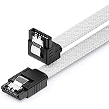 deleyCON 30 cm Cavo SATA 3 in Nylon 6 Gbit/s per Dati SATA III Cavo di Collegamento Serial ATA per Scheda Madre e Hard Drive 