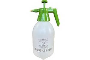 REQUISITE NEEDS Pump Action Pressure Spray Garden sprayer with plastic lance & carry strap pressure sprayer, weed killer sprayer pump fertilizer, pesticides, fungicides, and cleaning (2L Spray Bottle)