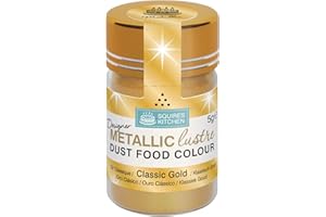 Squires Kitchen Designer Classic Gold Metallic Lustre Dust 5g