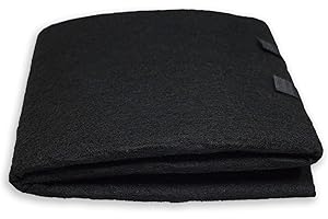 PUREBURG Carbon Filter,Cut-to-Fit Carbon Pad 16 x 48 inches for Charcoal Sheet fits Range Hoods Furnace Filters, Food cycler filter. Kitchen Compost Bins Filter removes Odor VOC Replacement,1-Pack
