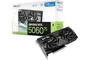 PNY GEFORCE RTX™ 5060 Ti 16GB Överklockad Dubbelfläkt DLSS 4