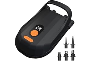 AIRBANK Pompe à air Rechargeable Whale Shark Pro 20PSI, 7500mAh, gonfleur/dégonfleur, arrêt Auto AC/DC pour Sup et Bateaux