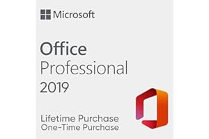 Microsoft Office 2019 Professional Plus | One-Time Lifetime purchase for 1 PC | Word, Excel, PowerPoint | Online Activation