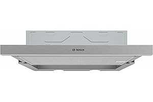 ‎BOSCH HAUSGERÄTE Bosch DFM064W54 Serie 2 Flachschirmhaube, 60 cm breit, Um- & Abluft, Made in Germany, LED-Beleuchtung gleichmäßige Ausleuchtung, Wippenschalter,3 Leistungsstufen,Metallfettfilter spülmaschinengeeignet