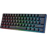 GamePower Lyra RGB 60M 62Tuş Siyah Mekanik Kablolu Red Switch Klavye - 3 Yıl Garantili