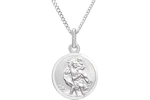 Hänge halsband för små barn vändbart sterlingsilver halsband med 40 cm halsband och presentförpackning