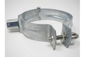 WUS Regen-/Fallrohrschelle M8/M10, 100mm, feuerverzinkt - 3 Stück