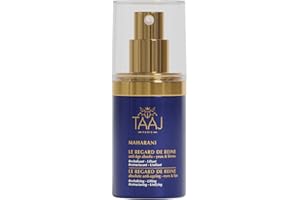 TAAJ | Le Regard de Reine - MAHARANI | Actifs Anti-Âge | Lifte & Redéfinit le contour des yeux & des lèvres | Fermeté & Élasticité de la peau | Rides Lissées | Acide Hyaluronique & Collagène 15 ml