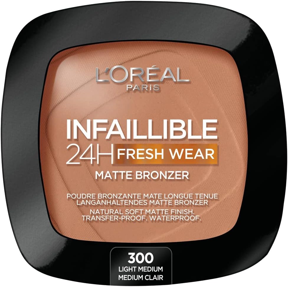 L'Oreal Paris Infaillible 24H Fresh Wear Soft Matte Bronzer 300 Light Medium