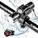Price comparison product image Morecoo LED Bike Light Set , Bike Headlight and Tail Back Light, Mini Led Flashlight Cycle Lights, USB Rechargeable & Waterproof Torch Holder for Cycling,Camping,Emergency with 500 Lumen T6 Cree LEDs