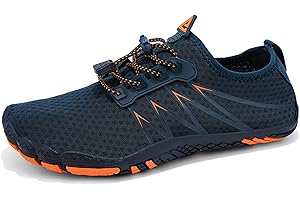 AONETIGER Buty do wody, męskie, damskie, szybkoschnące, antypoślizgowe, do pływania, snorkelingu, surfowania, plażowania, lekkie, oddychające, do jogi
