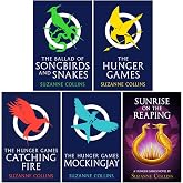 The Hunger Games Collection 5 Books Set By Suzanne Collins (The Ballad of Songbirds and Snakes, The Hunger Games, Catching Fi