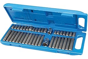 Silverline - 881641 - Coffret de 40 Embouts de Vissage - Torx/6 Pans/Spline