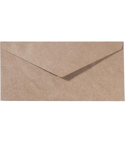 Siumir Enveloppen, 100 stuks, DIN lang, 220 x 110 mm, krachtig papier, 150 g/m², gouden enveloppen, zonder venster, voor documenten, uitnodigingen en