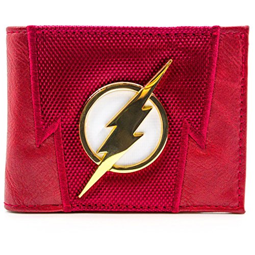Preisvergleich Produktbild DC Flash Blitz-Badge Suit Up Rot Portemonnaie Geldbörse
